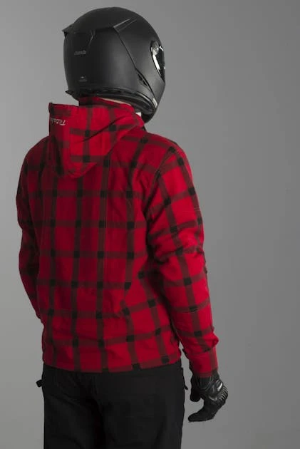 Camicia Con Cappuccio Richa Lumber Rosso-Nero 8 Camicia Con Cappuccio Richa Lumber Rosso-Nero - immagine 8