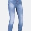 Jeans Moto Donna Richa Second Skin Slavati Blu