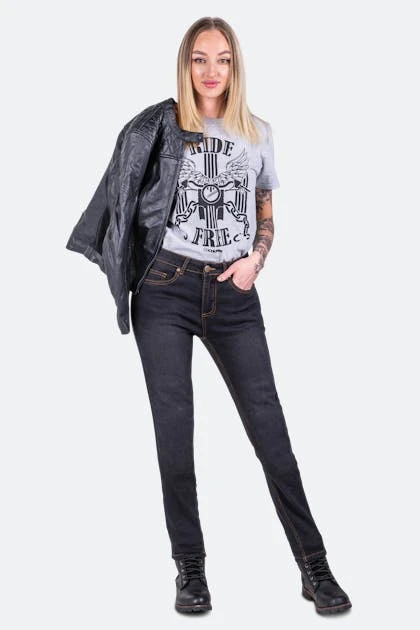 Jeans Moto Donna Course Lara Slim Fit Neri 10 Jeans Moto Donna Course Lara Slim Fit Neri - immagine 10