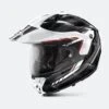 Casco Adventure X-lite X-552 Ultra Carbon Latitude N-COM Bianco 14