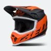 Casco Cross Bell MX-9 Mips Disrupt Nero-Arancio