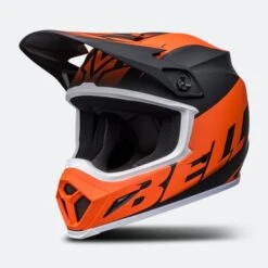 Casco Cross Bell MX-9 Mips Disrupt Nero-Arancio