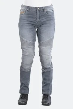 Jeans Moto Donna Furygan Purdey Grigio