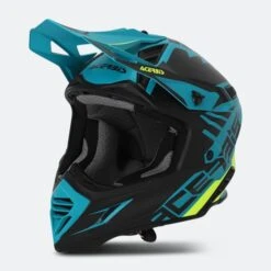 Casco Cross Acerbis X-Track Verde-Nero