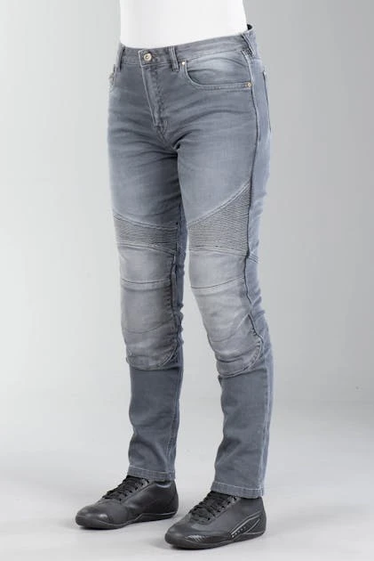 Jeans Moto Donna Furygan Purdey Grigio 2 Jeans Moto Donna Furygan Purdey Grigio - immagine 2