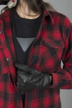 Sovracamicia Donna Course Rinforzata In Aramide Nero-Rosso -Richa Negozio online 83302471c34356c4ec0061b47483c13020594d06 1 1513 FSD RED M lip022018 33