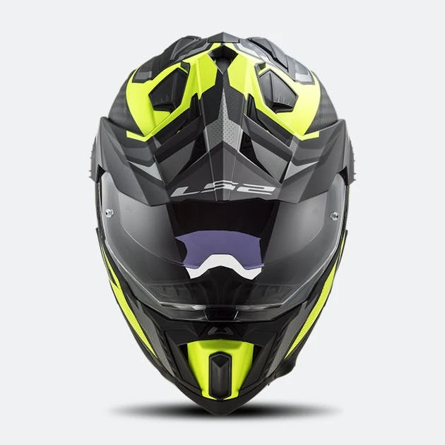 Casco Adventure LS2 MX701 Explorer Focus Grigio-Fluo-Giallo 7 Casco Adventure LS2 MX701 Explorer Focus Grigio-Fluo-Giallo - immagine 7
