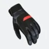 Guanti Moto Macna Congra Nero-Camo Grigio-Rosso