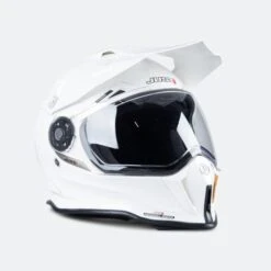 Casco Adventure Just1 J14 Solid Bianco