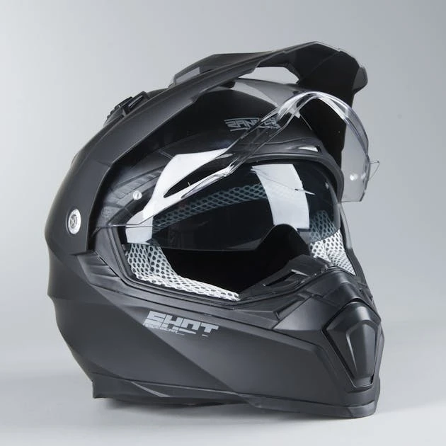 Casco Adventure Shot Ranger Solid Nero Opaco 12 Casco Adventure Shot Ranger Solid Nero Opaco - immagine 12