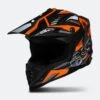 Casco Cross IXS IXS363 2.0 Nero Opaco-Arancio-Antracite