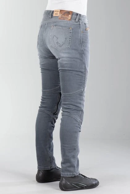 Jeans Moto Donna Furygan Purdey Grigio 6 Jeans Moto Donna Furygan Purdey Grigio - immagine 6