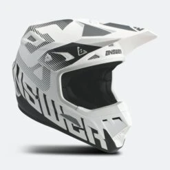 Casco Cross ANSWER AR1 V2 BOLD Bianco-Nero
