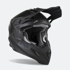 Casco Cross Raven Aspire Nero