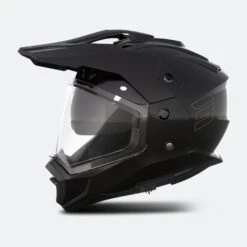 Casco Adventure Shot Trek Solid Nero
