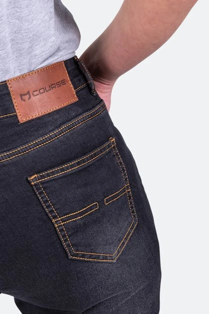 Jeans Moto Donna Course Lara Slim Fit Neri 9 Jeans Moto Donna Course Lara Slim Fit Neri - immagine 9