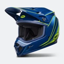 Casco Cross BELL MX-9 Mips Mi Zone Blu-Retina