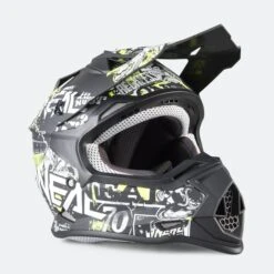 Casco Cross Bambino O'Neal 2-Series Attack Nero-Giallo Neon
