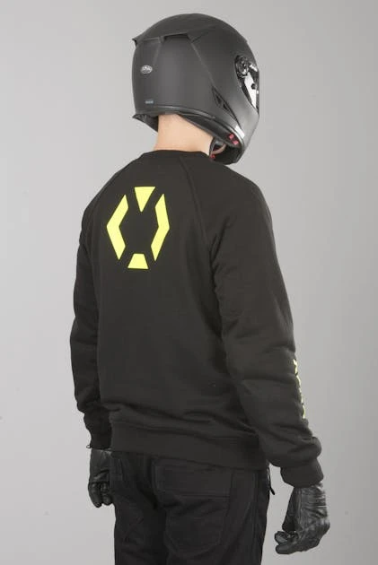 Felpa XLMOTO Rinforzata In Aramide Nero-Giallo 6 Felpa XLMOTO Rinforzata In Aramide Nero-Giallo - immagine 6