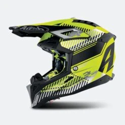 Casco Cross Airoh Aviator 3 Wave Giallo