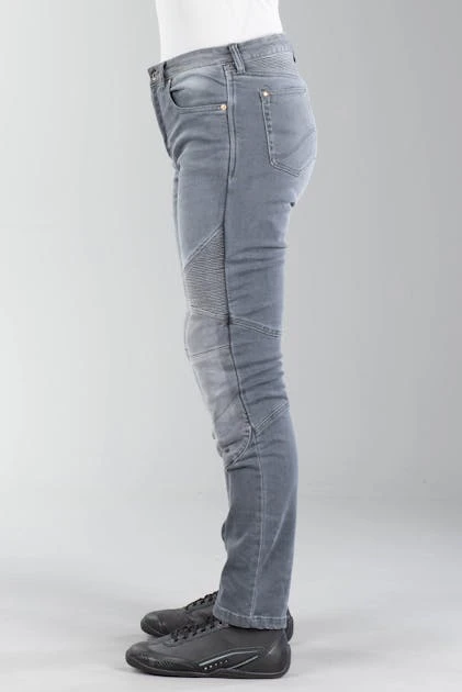 Jeans Moto Donna Furygan Purdey Grigio 3 Jeans Moto Donna Furygan Purdey Grigio - immagine 3