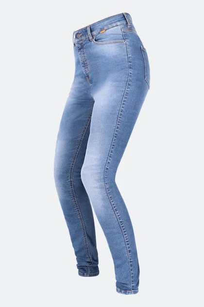 Jeans Moto Donna Richa Second Skin Slavati Blu 3 Jeans Moto Donna Richa Second Skin Slavati Blu - immagine 3