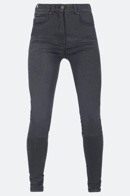 Jeans Moto Donna Richa Nora 2 Skinny Corti Neri 1 Jeans Moto Donna Richa Nora 2 Skinny Corti Neri