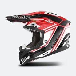 Casco Cross AIROH Aviator 3 Rosso
