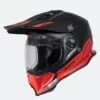 Casco Adventure Just1 J14-F Elite Fluo-Rosso-Nero