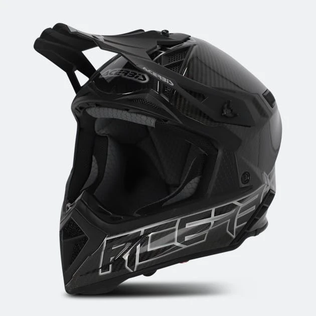 Casco Cross Acerbis Steel Carbon Nero-Grigio 1 Casco Cross Acerbis Steel Carbon Nero-Grigio