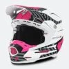 Casco Cross Bambino 6D ATR-2Y Havoc Rosa Neon-Bianco