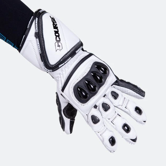 Guanti Moto Course Alpha Sport Bianchi 1 Guanti Moto Course Alpha Sport Bianchi