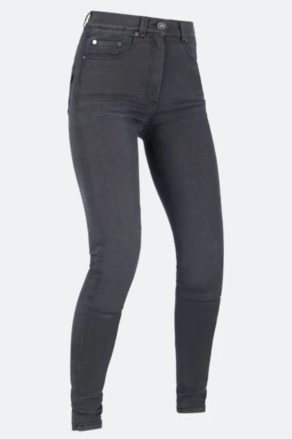 Jeans Moto Donna Richa Nora 2 Skinny Corti Neri 3 Jeans Moto Donna Richa Nora 2 Skinny Corti Neri - immagine 3