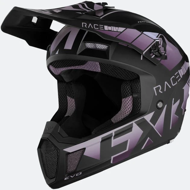 Casco Cross FXR Clutch Evo Uva 1 Casco Cross FXR Clutch Evo Uva