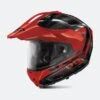 Casco Adventure X-lite X-552 Ultra Carbon Hillside N-COM Rosso 11