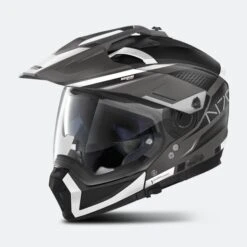 Casco Adventure Nolan N70-2 X Earthquake N-COM Flat Lava Grigio 46