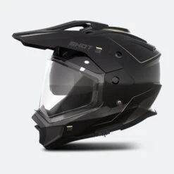 Casco Adventure Shot Trek Rally Rally Nero-Sabbia Lucido