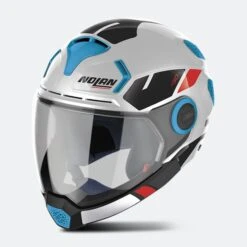 Casco Adventure Nolan N30-4 VP Blazer Metal Bianco 21