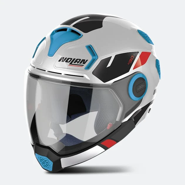 Casco Adventure Nolan N30-4 VP Blazer Metal Bianco 21 1 Casco Adventure Nolan N30-4 VP Blazer Metal Bianco 21