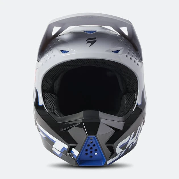 Casco Cross Shift White Label Burntable Grigio-Nero 5 Casco Cross Shift White Label Burntable Grigio-Nero - immagine 5