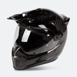 Casco Adventure Klim Krios Karbon Nero