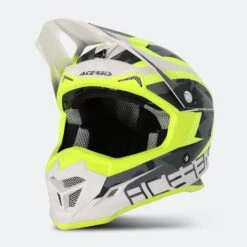 Casco Cross Acerbis Profile 4 Giallo-Bianco