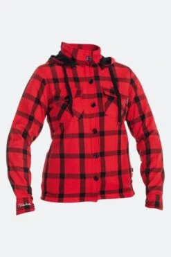 Camicia Moto Donna Richa Lumber Rossa
