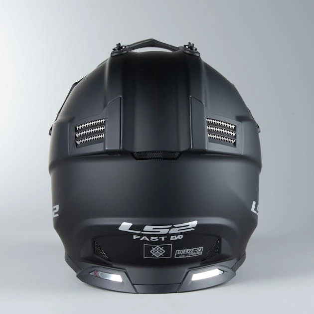 Casco Cross LS2 MX437 Fast Evo Nero 4 Casco Cross LS2 MX437 Fast Evo Nero - immagine 4