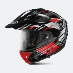 Casco Adventure X-lite X-552 Ultra Carbon Waypoint N-COM Rosso 19