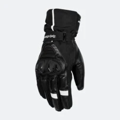 Guanti Moto Rusty Stitches Pike Nero-Bianco