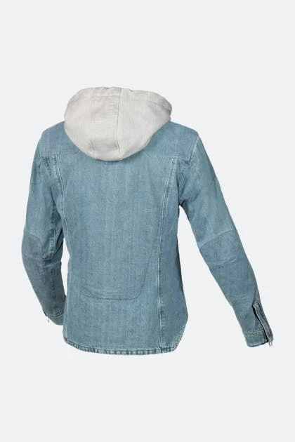 Giacca Moto Donna Macna Inland Azzurra 2 Giacca Moto Donna Macna Inland Azzurra - immagine 2