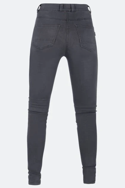 Jeans Moto Donna Richa Nora 2 Skinny Corti Neri 2 Jeans Moto Donna Richa Nora 2 Skinny Corti Neri - immagine 2