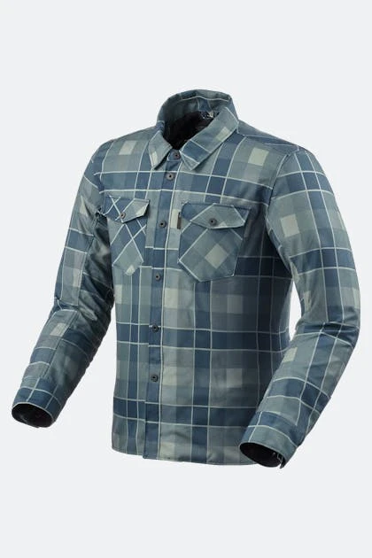 Sovracamicia Moto Rev’it! Bison 2 H2O Blu Scuro 1 Sovracamicia Moto Rev’it! Bison 2 H2O Blu Scuro