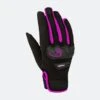 Guanti Moto Donna Bering York Nero-Fucsia